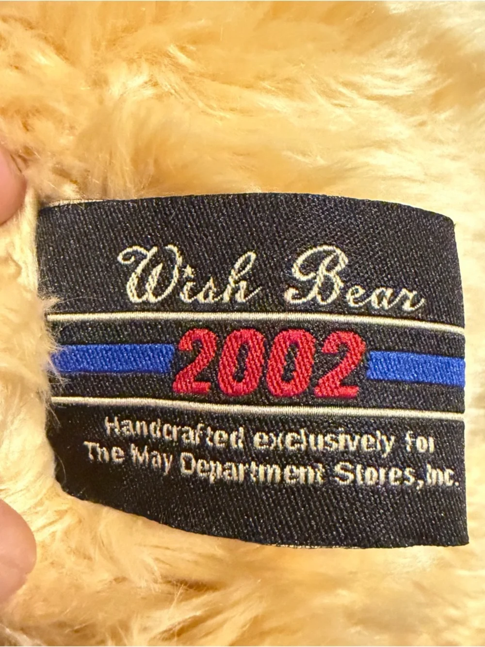 2002 Gund WISH BEAR Plush 100Th Anniversary of The Teddy Bear LARGE 26" - Picture 6 of 14